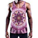 Pink Kaleidoscope Print Training Tank Top