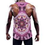 Pink Kaleidoscope Print Training Tank Top
