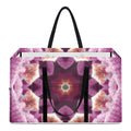 Pink Kaleidoscope Print Utility Tote Bag