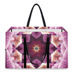 Pink Kaleidoscope Print Utility Tote Bag