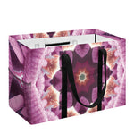 Pink Kaleidoscope Print Utility Tote Bag