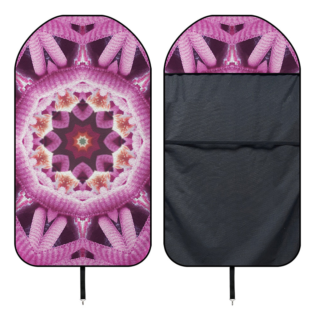 Pink Kaleidoscope Print Waterproof Car Seat Cover