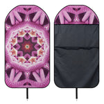 Pink Kaleidoscope Print Waterproof Car Seat Cover