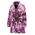 Pink Kaleidoscope Print Women's Bathrobe