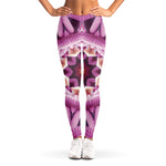 Pink Kaleidoscope Print Women's Leggings