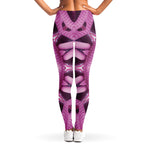 Pink Kaleidoscope Print Women's Leggings