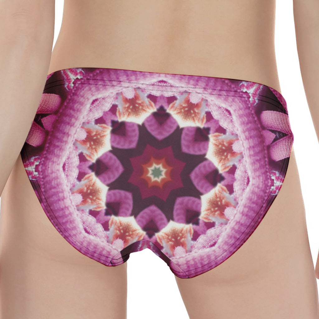 Pink Kaleidoscope Print Women's Panties