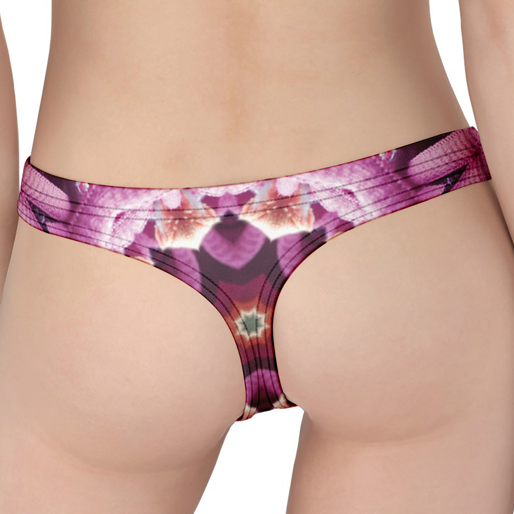 Pink Kaleidoscope Print Women's Thong