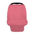 Pink Knitted Pattern Print Baby Seat Cover