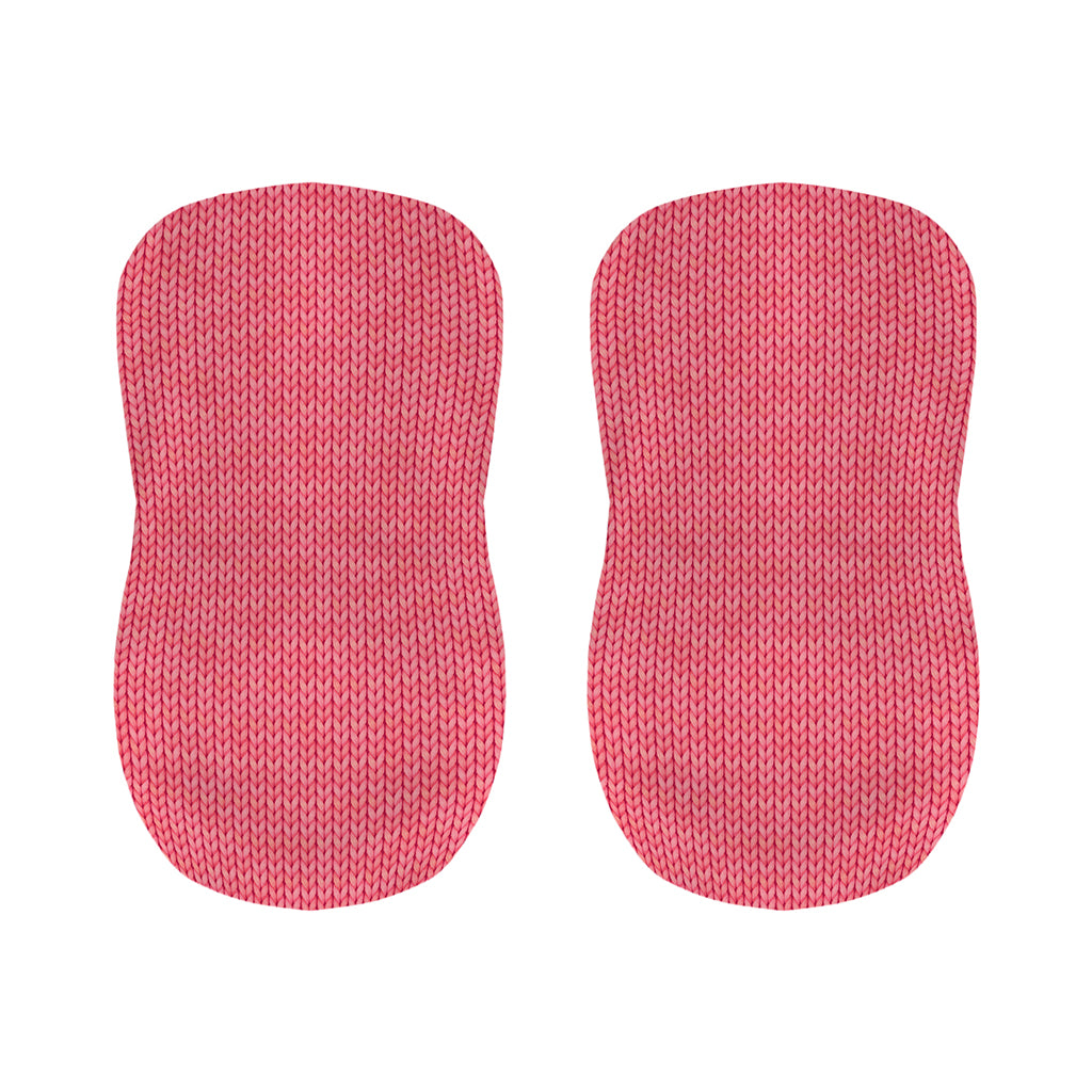 Pink Knitted Pattern Print Bar Stool Covers
