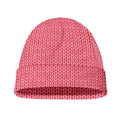 Pink Knitted Pattern Print Beanie