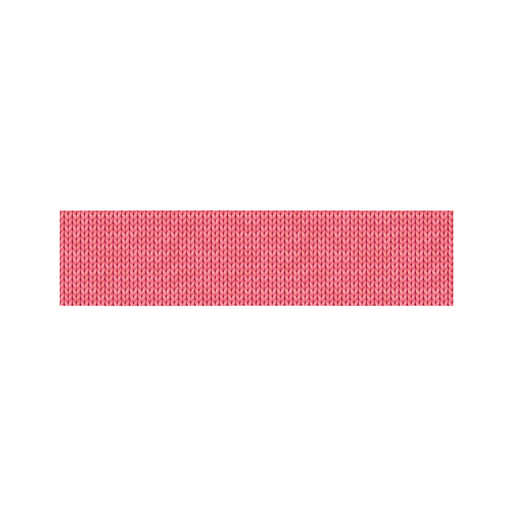 Pink Knitted Pattern Print Bed Runner