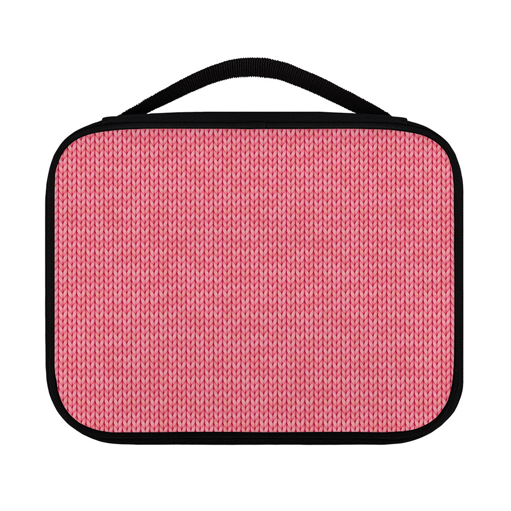 Pink Knitted Pattern Print Classic Bible Case
