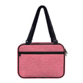 Pink Knitted Pattern Print Double Strap Bible Bag
