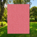 Pink Knitted Pattern Print Garden Flag