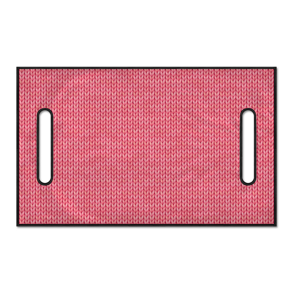 Pink Knitted Pattern Print Golf Cart Seat Cover