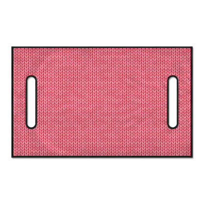 Pink Knitted Pattern Print Golf Cart Seat Cover