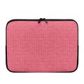 Pink Knitted Pattern Print Laptop Sleeve