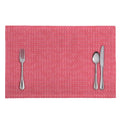 Pink Knitted Pattern Print Placemat