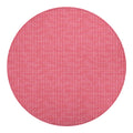 Pink Knitted Pattern Print Round Blanket