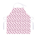 Pink Ladybug Pattern Print Adjustable Apron