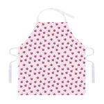 Pink Ladybug Pattern Print Adjustable Apron