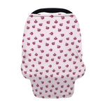 Pink Ladybug Pattern Print Baby Seat Cover
