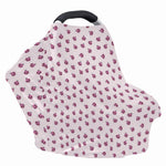 Pink Ladybug Pattern Print Baby Seat Cover