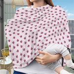 Pink Ladybug Pattern Print Baby Seat Cover