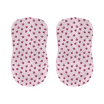 Pink Ladybug Pattern Print Bar Stool Covers