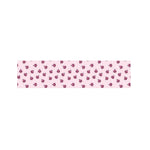 Pink Ladybug Pattern Print Bed Runner