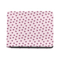 Pink Ladybug Pattern Print Bifold Wallet