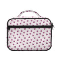 Pink Ladybug Pattern Print Briefcase Bible Bag
