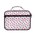 Pink Ladybug Pattern Print Briefcase Bible Bag