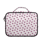 Pink Ladybug Pattern Print Briefcase Bible Bag