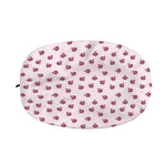 Pink Ladybug Pattern Print Car Side Mirror Covers