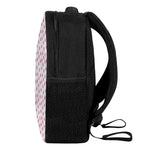 Pink Ladybug Pattern Print Casual Backpack