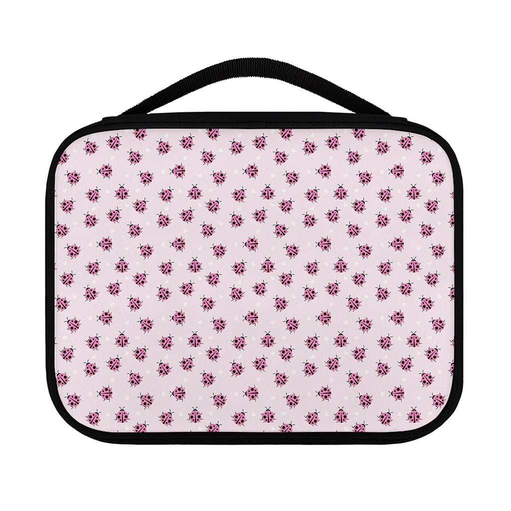 Pink Ladybug Pattern Print Classic Bible Case