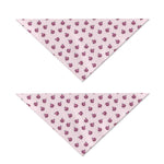 Pink Ladybug Pattern Print Dog Bandana