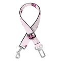 Pink Ladybug Pattern Print Dog Seat Belt