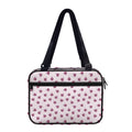 Pink Ladybug Pattern Print Double Strap Bible Bag