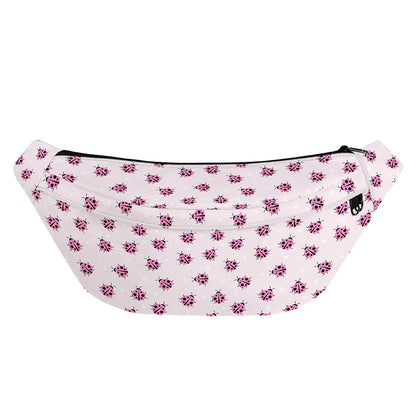 Pink Ladybug Pattern Print Fanny Pack