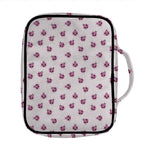 Pink Ladybug Pattern Print Front Pocket Bible Bag