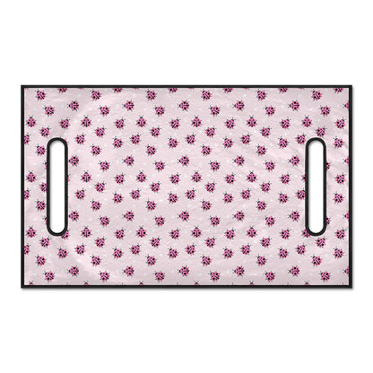 Pink Ladybug Pattern Print Golf Cart Seat Cover