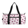 Pink Ladybug Pattern Print Gym Bag