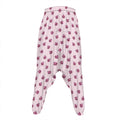 Pink Ladybug Pattern Print Hammer Pants