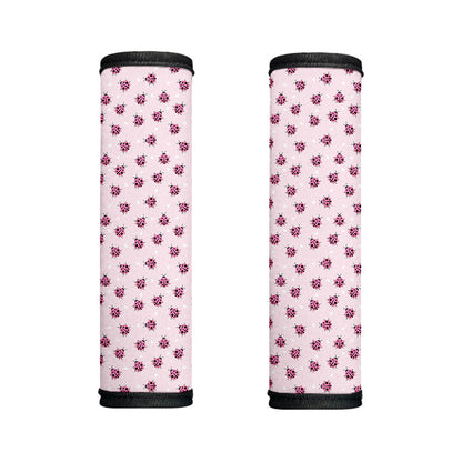 Pink Ladybug Pattern Print Handle Covers