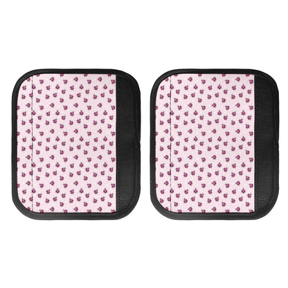 Pink Ladybug Pattern Print Handle Covers