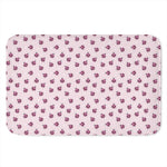 Pink Ladybug Pattern Print Indoor Door Mat
