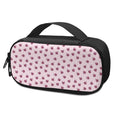 Pink Ladybug Pattern Print Portable Cooler Travel Case